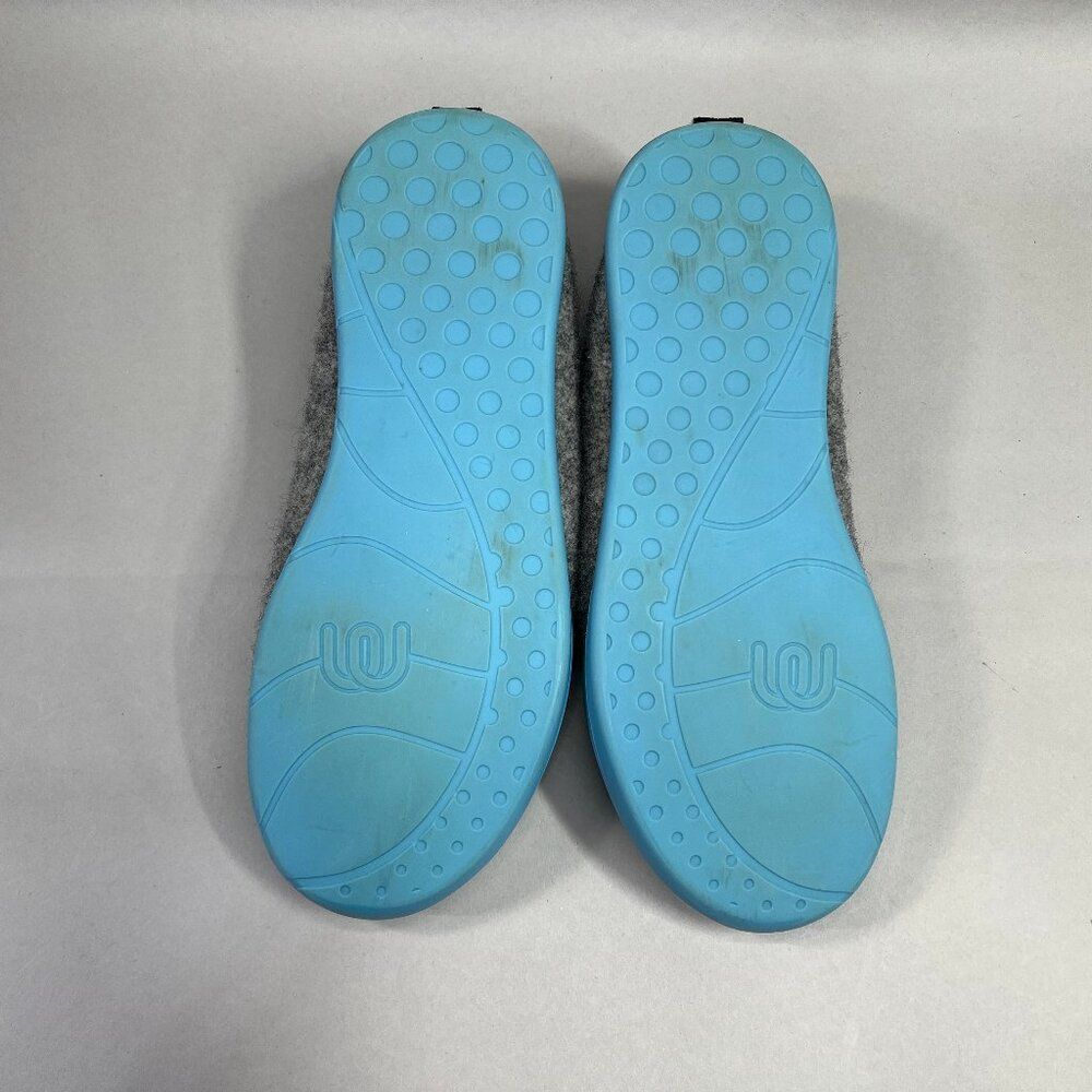 Mahabis Women's Size 6.5 Classic Gray Wool Slippers - Picture 13 of 16
